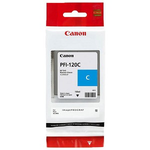 Made By Canon PFI-120C, 2886C001 Cyan Ink Cartridge 