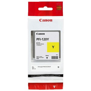 Made By Canon PFI-120Y, 2888C001 Yellow Ink Cartridge 