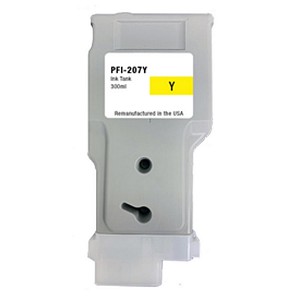 Canon PFI-207Y Compatible Yellow Ink Cartridge 8792B001AA 