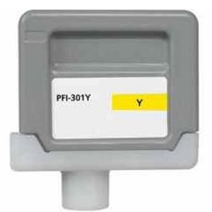 Canon PFI-301Y Compatible 1489B001AA Pigment Yellow Ink High Yield Cartridge 
