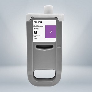 Compatible Canon PFI-2700V, 5296C001AA Violet Ink Cartridge, 700ML 