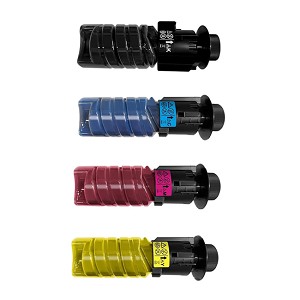 Compatible Ricoh 842726, 842727, 842728, 842729 4 Pack BKCMY Toner Cartridge, For IM C320F, MC320FW, and PC375 
