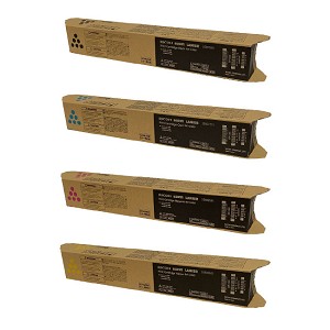 Made By Ricoh 4 Pack IM C400F SET Black, Cyan, Magenta, Yellow  Toner Cartridge for Ricoh, Lanier, or Savin 