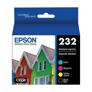 Made By Epson 232 T232120-BCS Original Ink Cartridge Combo BK/C/M/Y 