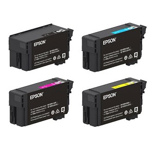 Made By Epson 4 Pack T40W Original UltraChrome XD2 Ink Cartridge Combo High Yield BK/C/M/Y 