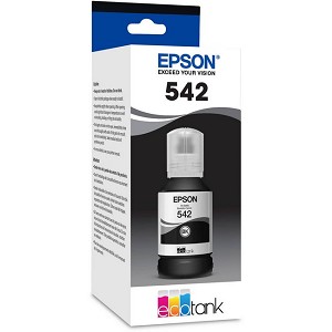  Made By Epson T542 T542120-S Black Ink Bottle Extra High Yield, for EcoTank Pro, and WorkForce.. 