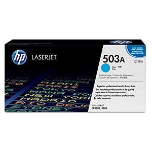  Made by HP 503A Q7581A Cyan Laser Toner Cartridge Color LaserJet 3800, CP3505 