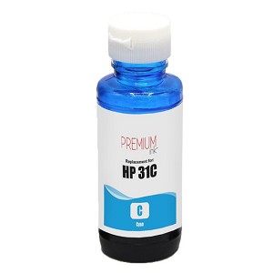 HP 31 1VU26AN Compatible Cyan Ink Bottle 70ml 