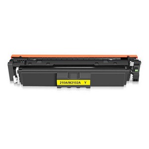 Compatible HP 210A W2102A Yellow Toner Cartridge - With Chip 