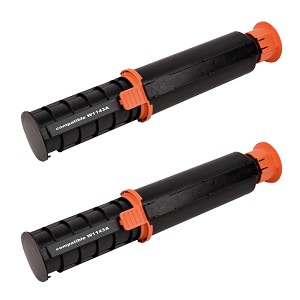 2 pack HP 143A W1143A  Black Compatible Neverstop Toner Reload Kit 