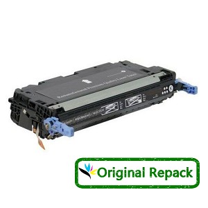 Original Repack HP 501A Q6470A Black Laser Toner Cartridge 