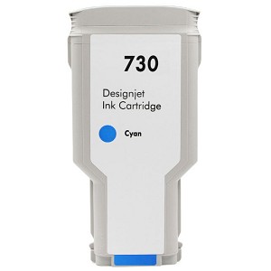 HP 730 P2V68A Compatible Cyan Ink Bottle 