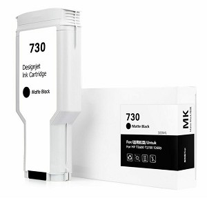  HP 730 P2V71A Compatible Matte Black Ink Bottle 