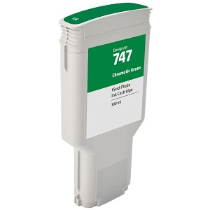 Compatible HP 747 P2V84A Chromatic Green Ink Cartridge 