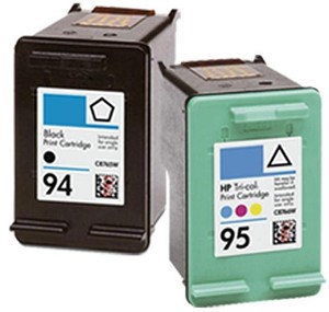 Compatible HP C8765WN / C8766WN (HP 94 /HP 95) INK / INKJET Cartridge Combo Pack Black Tri-Color 