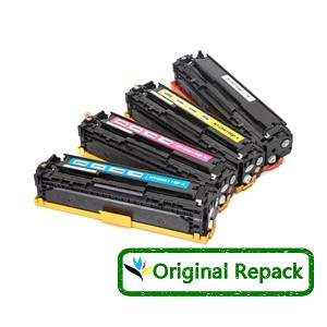 Original Repack 4 Pack HP 131X Black 131A C/M/Y LaserJet Pro 200 Color M251n, M276n Laser Toner Cartridge 
