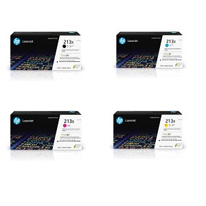 Made By HP 213X HP-213X 4 Pack Toner Cartridges Combo High Yield BK/C/M/Y With Chip 