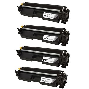 HP 94X CF294X 4 Pack Black Toner Cartridge 