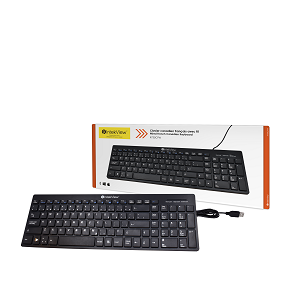 Wired IntekView K730CFW, Slim Keyboard V.2 French Canadian 