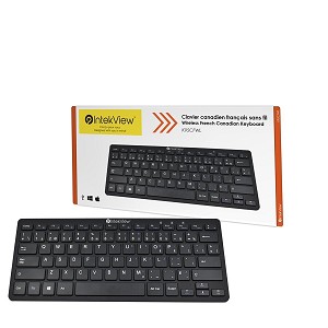 Mini keyboard USB french canadien black ACK-595U 