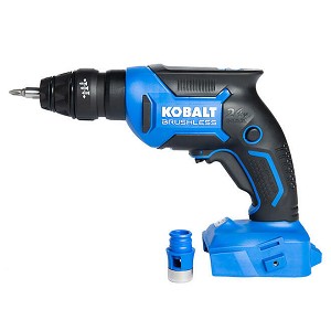 Kobalt 24-V Drywall Screwgun - Blue - Brushless Motor - Bare Tool without Battery 