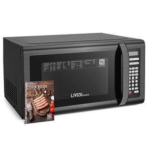 Countertop Microwave Oven with Smart Sensor and Child Safety Lock, 1.6 Cu.FT - LIVINGbasics 
