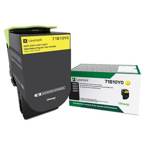 Made By Lexmark 71B10Y0 Yellow  Toner Cartridge 