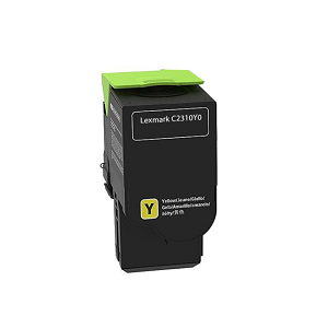Lexmark C2310Y0 Yellow Compatible Toner Cartridge. 
