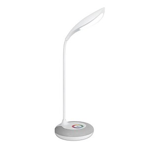 Three Levels Touch Dimming Desk Lamp with RGB Atmosphere Plug-in Table Lamp - PrimeCables® 