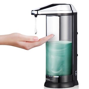 Automatic Drip Soap Dispenser 500ml, Touchless Infrared Motion Battery Operated - LIVINGbasics 