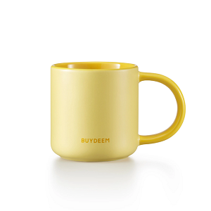 Candy-coloured Ceramic Mug for Coffee and Tea - BUYDEEM - Mellow Yellow 