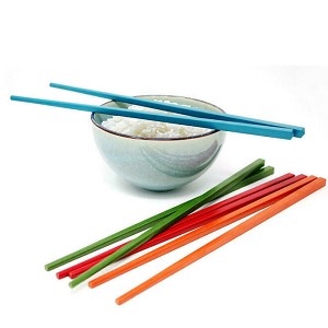  Reusable Chopsticks, Assorted Colors - ZEN CUIZINE  