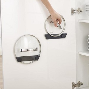 CupboardStore™ Cabinet Door Pan Lid Organizer, Set of 4, Gray - Joseph Joseph 