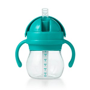 OXO Tot Transitions Straw Cup With Handles, 6 oz, Teal 