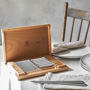 Contemporary High Carbon Stainless Steel Steak Cutlery Set, 8 Piece - ZWILLING 