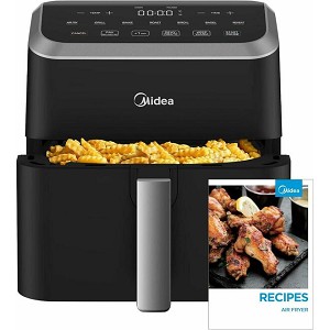 Air Fryer 5.5QT Heatexpress Rapid Air Technology Digital control Panel Easy Cleaning - Midea 