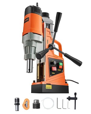 Magnetic Drill 1550W 2922lbf/13000N Portable Mag Drill Press 500RPM 