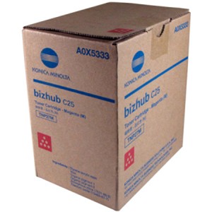 Made By Konica Minolta A0X5333 TNP27M TNP-27M Magenta Laser Toner Cartridge Made By Konica Minolta Bizhub C25 
