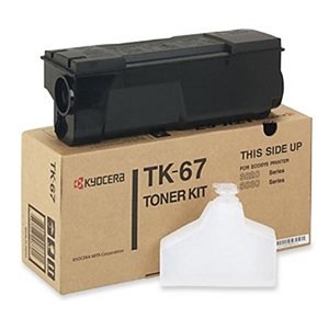  Made By Kyocera Mita TK-67 TK67 370QD0KM Black Toner Cartridge FS-3820, FS-3830 