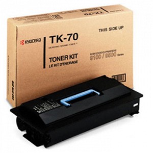  Made By Kyocera Mita TK-70 TK70 370AC010 Black Toner Cartridge FS-9100, FS-9120DN, FS-9500DN, FS-9520DN 