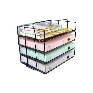 3 Layer Heavy Duty Metal Wall Mount Power Tool Storage Rack Holder for 7 Drills - Enduran™ 