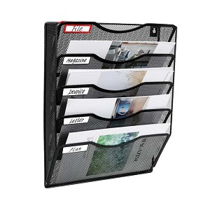 3 Layer Heavy Duty Metal Wall Mount Power Tool Storage Rack Holder for 7 Drills - Enduran™ 