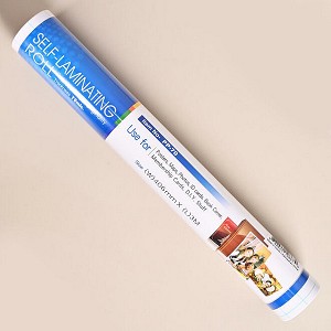 Single-Sided Self-Adhesive Laminating Roll for DIY Cutting, 406 mm x 3m - Moustache® 