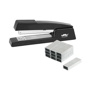 Classic Desktop Full Strip Metal Stapler, 15 Sheets - Moustache® 