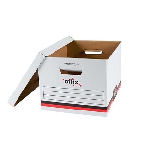 Offix® Letter / Legal Storage Box, 6 Boxes / Package, 345280 