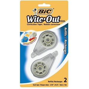 BiC® Wite-Out® EZ Refill™ Correction Tape - 2 Pack (RWOTRP21) 308056 