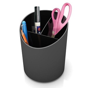 Deflecto Sustainable Office Large Pencil Cup (34204),4-3/8 x 5-5/8 Inches 238451 