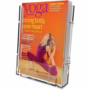Deflecto Lit-Loc Interlocking Display System Magazine Holder 