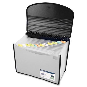 Winnable® 13-Pocket Coil Bound Poly Expanding File, Letter Size 