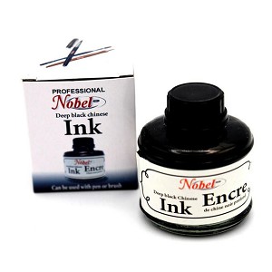 Nobel® Deep Black Liquid Ink for Professionals 60 ml 